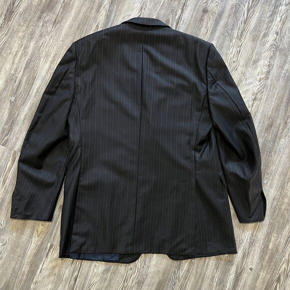 Ermenegildo Zegna Traveller Micronsphere Blazer 54R 100% Wool Pinstripe Italy - Picture 2 of 11